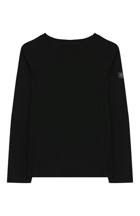 Детская шерстяной лонгслив POIVRE BLANC черного цвета по цене 4910 руб., арт. 279598 | Фото 1 Детская шерстяной лонгслив POIVRE BLANC черного цвета, арт. 279598 | Фото 1