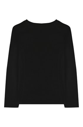 Детская шерстяной лонгслив POIVRE BLANC черного цвета по цене 4910 руб., арт. 279598 | Фото 2 Детская шерстяной лонгслив POIVRE BLANC черного цвета, арт. 279598 | Фото 2