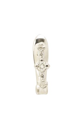 Женские моносерьга METIER BY TOMFOOLERY серебряного цвета по цене 24500 руб., арт. HG-WG-PET4-DIA | Фото 1 Женские моносерьга METIER BY TOMFOOLERY серебряного цвета, арт. HG-WG-PET4-DIA | Фото 1