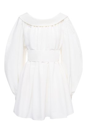 Женская блузка из хлопка и шелка ALEXANDER MCQUEEN белого цвета по цене 199500 руб., арт. 636798/QEAA8 | Фото 1 Женская блузка из хлопка и шелка ALEXANDER MCQUEEN белого цвета, арт. 636798/QEAA8 | Фото 1