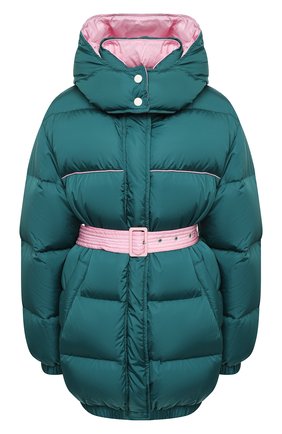 Женский пуховая куртка MSGM темно-зеленого цвета по цене 76550 руб., арт. 2941MDH04D 207655 | Фото 1 Женский пуховая куртка MSGM темно-зеленого цвета, арт. 2941MDH04D 207655 | Фото 1