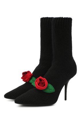 Женские текстильные ботильоны cardinale DOLCE & GABBANA черного цвета по цене 87000 руб., арт. CT0728/A8M54 | Фото 1 Женские текстильные ботильоны cardinale DOLCE & GABBANA черного цвета, арт. CT0728/A8M54 | Фото 1