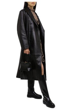 Женские кожаные сапоги SANTONI черного цвета по цене 83900 руб., арт. WSHW59034SM0QBCKN01 | Фото 2 Женские кожаные сапоги SANTONI черного цвета, арт. WSHW59034SM0QBCKN01 | Фото 2