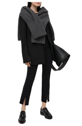 Женская кожаные дерби SANTONI черного цвета по цене 54550 руб., арт. WUHW59043SM0AUDYN01 | Фото 2 Женская кожаные дерби SANTONI черного цвета, арт. WUHW59043SM0AUDYN01 | Фото 2