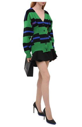 Женская кожаные туфли OFF-WHITE черного цвета по цене 54300 руб., арт. 0WIA222E20LEA0011000 | Фото 2 Женская кожаные туфли OFF-WHITE черного цвета, арт. 0WIA222E20LEA0011000 | Фото 2