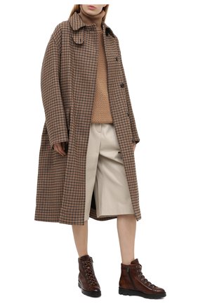 Женские кожаные ботинки SANTONI коричневого цвета по цене 54500 руб., арт. WTUD58933SM0NLESC45 | Фото 2 Женские кожаные ботинки SANTONI коричневого цвета, арт. WTUD58933SM0NLESC45 | Фото 2