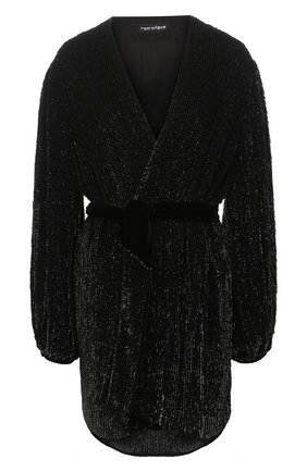 Женское платье из вискозы RETROFÊTE черного цвета по цене 65700 руб., арт. SS20-2720 | Фото 1 Женское платье из вискозы RETROFÊTE черного цвета, арт. SS20-2720 | Фото 1