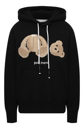 Женская хлопковое худи PALM ANGELS черного цвета по цене 59950 руб., арт. PWBB023F20FLE0031060 | Фото 1 Женская хлопковое худи PALM ANGELS черного цвета, арт. PWBB023F20FLE0031060 | Фото 1