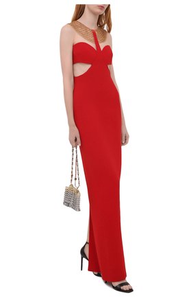 Женское платье-макси STELLA MCCARTNEY красного цвета по цене 343000 руб., арт. 602004/SNA28 | Фото 2 Женское платье-макси STELLA MCCARTNEY красного цвета, арт. 602004/SNA28 | Фото 2