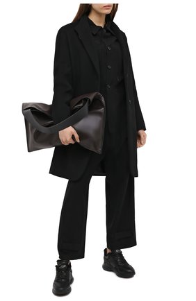Женские кожаные кроссовки TOD’S черного цвета по цене 57550 руб., арт. XXW54C0DP710V7 | Фото 2 Женские кожаные кроссовки TOD’S черного цвета, арт. XXW54C0DP710V7 | Фото 2