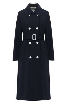 Женское двубортное пальто LACOSTE темно-синего цвета по цене 74950 руб., арт. BF4761 | Фото 1 Женское двубортное пальто LACOSTE темно-синего цвета, арт. BF4761 | Фото 1