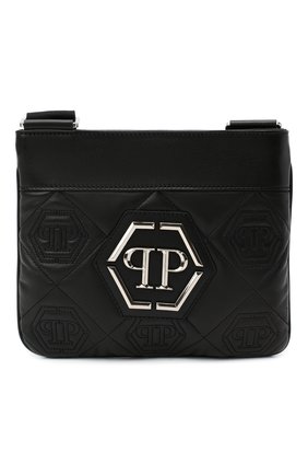 Мужская кожаная сумка PHILIPP PLEIN черного цвета по цене 117450 руб., арт. A20A MBA0997 PLE075N | Фото 1 Мужская кожаная сумка PHILIPP PLEIN черного цвета, арт. A20A MBA0997 PLE075N | Фото 1