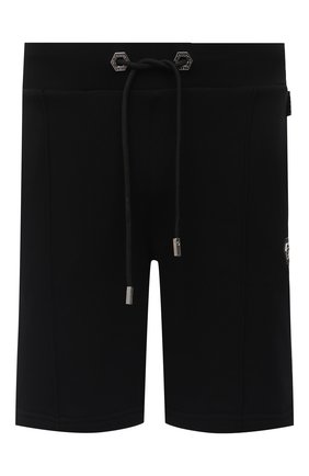 Мужские хлопковые шорты PHILIPP PLEIN черного цвета по цене 36540 руб., арт. A20C MJT1748 PJO002N | Фото 1 Мужские хлопковые шорты PHILIPP PLEIN черного цвета, арт. A20C MJT1748 PJO002N | Фото 1