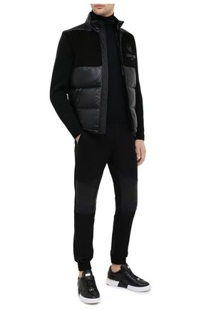 Мужской джоггеры PHILIPP PLEIN черного цвета по цене 78300 руб., арт. A20C MRT0908 PTE003N | Фото 2 Мужской джоггеры PHILIPP PLEIN черного цвета, арт. A20C MRT0908 PTE003N | Фото 2