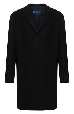 Мужской кашемировое пальто KNT черного цвета, арт. USP0101K02T15 | Фото 1 (Длина (верхняя одежда): До середины бедра; Материал внешний: Шерсть, Кашемир; Рукава: Длинные; Мужское Кросс-КТ: Верхняя одежда, пальто-верхняя одежда; Стили: Классический; Материал подклада: Купро; Региональные ограничения белый список (Axapta Mercury): RU)