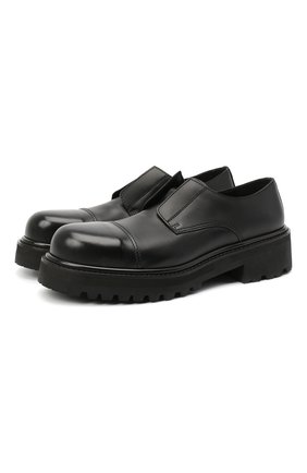 Мужской кожаные дерби VETEMENTS черного цвета по цене 115500 руб., арт. MAH21FL230 2450 | Фото 1 Мужской кожаные дерби VETEMENTS черного цвета, арт. MAH21FL230 2450 | Фото 1