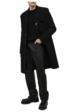 Мужской кожаные дерби VETEMENTS черного цвета по цене 115500 руб., арт. MAH21FL230 2450 | Фото 2 Мужской кожаные дерби VETEMENTS черного цвета, арт. MAH21FL230 2450 | Фото 2