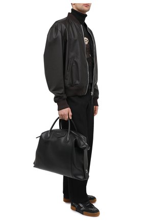 Мужская кожаная дорожная сумка GIVENCHY черного цвета по цене 182500 руб., арт. BK507NK0ZZ | Фото 2 Мужская кожаная дорожная сумка GIVENCHY черного цвета, арт. BK507NK0ZZ | Фото 2