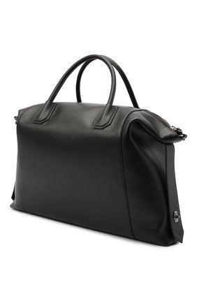 Мужская кожаная дорожная сумка GIVENCHY черного цвета по цене 0 руб., арт. BK507NK0ZZ | Фото 3 Мужская кожаная дорожная сумка GIVENCHY черного цвета, арт. BK507NK0ZZ | Фото 3 (Материал: Натуральная кожа; Ошибки технического описания: Нет глубины; Размер: large)