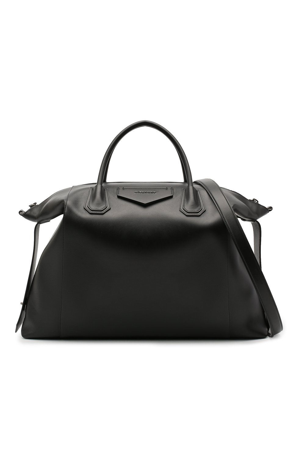Мужская кожаная дорожная сумка GIVENCHY черного цвета по цене 0 руб., арт. BK507NK0ZZ | Фото 5 Мужская кожаная дорожная сумка GIVENCHY черного цвета, арт. BK507NK0ZZ | Фото 5 (Материал: Натуральная кожа; Ошибки технического описания: Нет глубины; Размер: large)