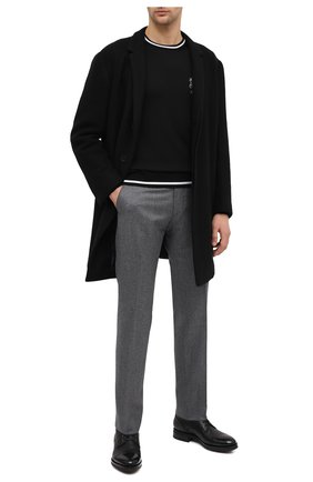 Мужские кожаные ботинки SANTONI черного цвета по цене 96400 руб., арт. MC0S14573UL3APILN51 | Фото 2 Мужские кожаные ботинки SANTONI черного цвета, арт. MC0S14573UL3APILN51 | Фото 2