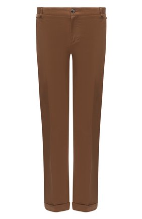 Мужские хлопковые брюки ZILLI коричневого цвета, арт. M0U-D0180-LUCC1/R001/AMIS | Фото 1 (Материал внешний: Хлопок; Длина (брюки, джинсы): Стандартные; Случай: Повседневный; Стили: Кэжуэл; Региональные ограничения белый список (Axapta Mercury): RU)