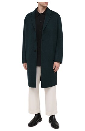 Мужская шерстяная рубашка JIL SANDER черного цвета по цене 56400 руб., арт. JSMR742226-MR203400 | Фото 2 Мужская шерстяная рубашка JIL SANDER черного цвета, арт. JSMR742226-MR203400 | Фото 2