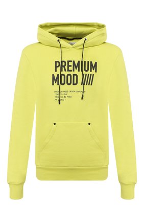 Мужской хлопковое худи PREMIUM MOOD DENIM SUPERIOR светло-зеленого цвета по цене 16400 руб., арт. F21 535SW09/R0KK0 | Фото 1 Мужской хлопковое худи PREMIUM MOOD DENIM SUPERIOR светло-зеленого цвета, арт. F21 535SW09/R0KK0 | Фото 1