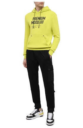 Мужской хлопковое худи PREMIUM MOOD DENIM SUPERIOR светло-зеленого цвета по цене 16400 руб., арт. F21 535SW09/R0KK0 | Фото 2 Мужской хлопковое худи PREMIUM MOOD DENIM SUPERIOR светло-зеленого цвета, арт. F21 535SW09/R0KK0 | Фото 2