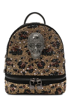 Женский рюкзак PHILIPP PLEIN коричневого цвета по цене 287100 руб., арт. A20A WBA1276 PCO081N | Фото 1 Женский рюкзак PHILIPP PLEIN коричневого цвета, арт. A20A WBA1276 PCO081N | Фото 1