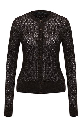 Женский кардиган из шерсти и вискозы DOLCE & GABBANA бронзового цвета по цене 88900 руб., арт. FX977T/JAM7C | Фото 1 Женский кардиган из шерсти и вискозы DOLCE & GABBANA бронзового цвета, арт. FX977T/JAM7C | Фото 1