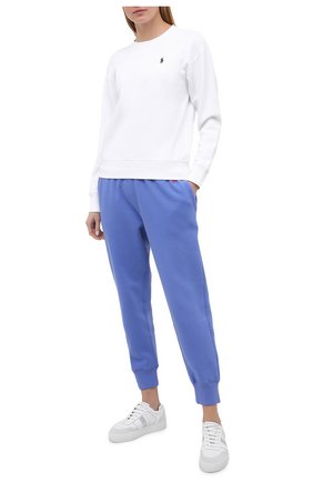 Женская хлопковый свитшот POLO RALPH LAUREN белого цвета по цене 13550 руб., арт. 211794395 | Фото 2 Женская хлопковый свитшот POLO RALPH LAUREN белого цвета, арт. 211794395 | Фото 2