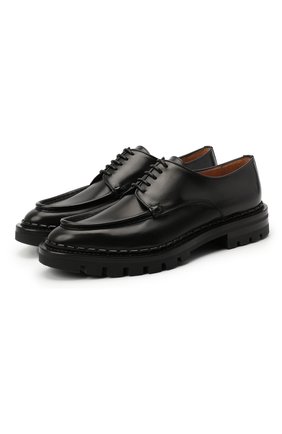 Женская кожаные дерби SANTONI черного цвета по цене 54500 руб., арт. WUCR59018HL1NBCKN01 | Фото 1 Женская кожаные дерби SANTONI черного цвета, арт. WUCR59018HL1NBCKN01 | Фото 1