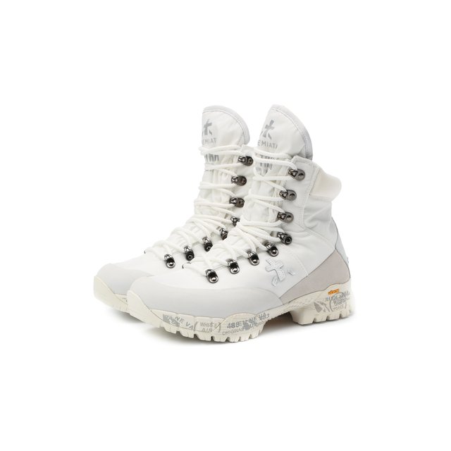 Комбинированные ботинки Premiata MIDTRECD/VAR188, цвет белый, размер 35 MIDTRECD/VAR188 - фото 1