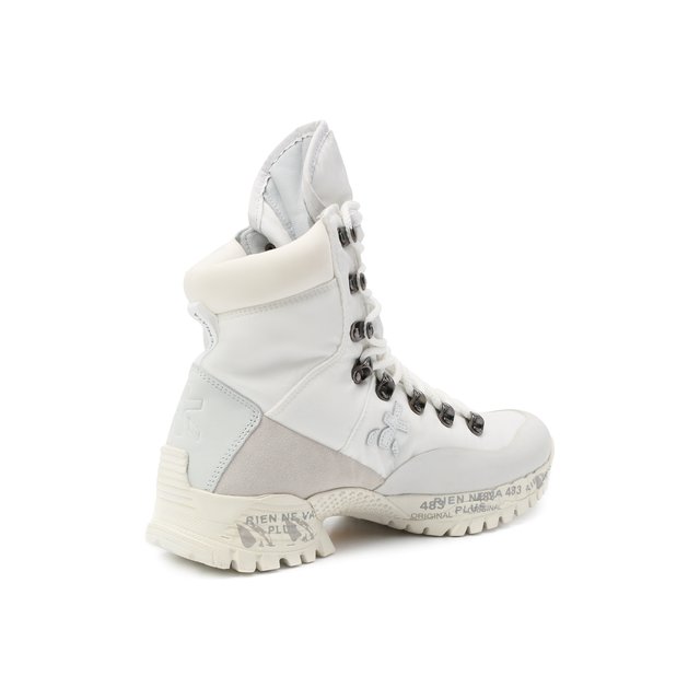 Комбинированные ботинки Premiata MIDTRECD/VAR188, цвет белый, размер 35 MIDTRECD/VAR188 - фото 4
