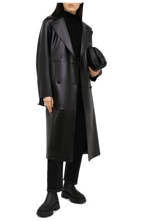 Женские кожаные ботинки PREMIATA черного цвета по цене 44200 руб., арт. M5930/GENIUS | Фото 2 Женские кожаные ботинки PREMIATA черного цвета, арт. M5930/GENIUS | Фото 2
