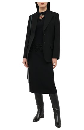 Женская топ DOLCE & GABBANA черного цвета по цене 99500 руб., арт. JAWA0Z/FURDV | Фото 2 Женская топ DOLCE & GABBANA черного цвета, арт. JAWA0Z/FURDV | Фото 2