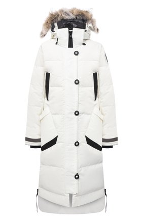 Женский пуховик aldridge CANADA GOOSE белого цвета по цене 145000 руб., арт. 3032LB | Фото 1 Женский пуховик aldridge CANADA GOOSE белого цвета, арт. 3032LB | Фото 1