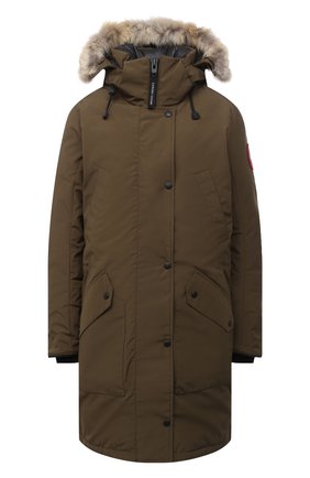 Женская парка ellesmere CANADA GOOSE хаки цвета по цене 117500 руб., арт. 6555L | Фото 1 Женская парка ellesmere CANADA GOOSE хаки цвета, арт. 6555L | Фото 1