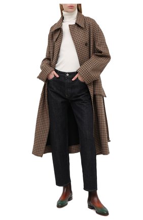 Женские кожаные ботинки SANTONI зеленого цвета по цене 83900 руб., арт. WTGY58820BA1NLHRA70 | Фото 2 Женские кожаные ботинки SANTONI зеленого цвета, арт. WTGY58820BA1NLHRA70 | Фото 2