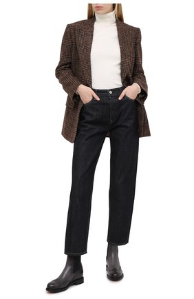 Женские кожаные ботинки SANTONI серого цвета по цене 59950 руб., арт. WTWK58153SMCDLESG23 | Фото 2 Женские кожаные ботинки SANTONI серого цвета, арт. WTWK58153SMCDLESG23 | Фото 2