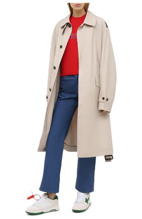 Женские кожаные кроссовки OFF-WHITE белого цвета по цене 35900 руб., арт. 0WIA259F20LEA0010155 | Фото 2 Женские кожаные кроссовки OFF-WHITE белого цвета, арт. 0WIA259F20LEA0010155 | Фото 2