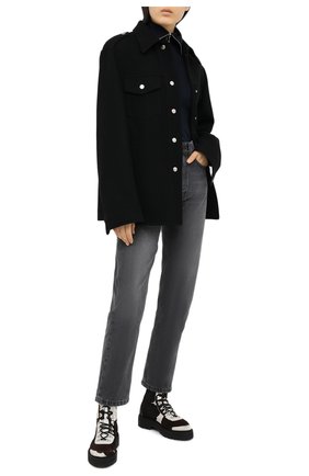 Женские кожаные ботинки OFF-WHITE коричневого цвета по цене 89700 руб., арт. 0WID001F20LEA0010160 | Фото 2 Женские кожаные ботинки OFF-WHITE коричневого цвета, арт. 0WID001F20LEA0010160 | Фото 2