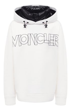 Женский худи MONCLER белого цвета по цене 50100 руб., арт. F2-098-8G509-10-809HS | Фото 1 Женский худи MONCLER белого цвета, арт. F2-098-8G509-10-809HS | Фото 1