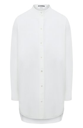 Женская хлопковая рубашка JIL SANDER белого цвета по цене 62400 руб., арт. JSX0600205-W0244300 | Фото 1 Женская хлопковая рубашка JIL SANDER белого цвета, арт. JSX0600205-W0244300 | Фото 1