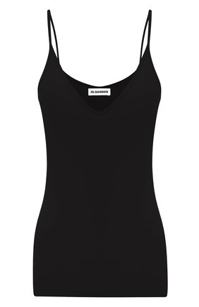 Женский топ JIL SANDER черного цвета по цене 12700 руб., арт. JSCQ705046-WQ477108 | Фото 1 Женский топ JIL SANDER черного цвета, арт. JSCQ705046-WQ477108 | Фото 1