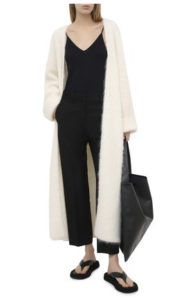 Женский топ JIL SANDER черного цвета по цене 12700 руб., арт. JSCQ705046-WQ477108 | Фото 2 Женский топ JIL SANDER черного цвета, арт. JSCQ705046-WQ477108 | Фото 2