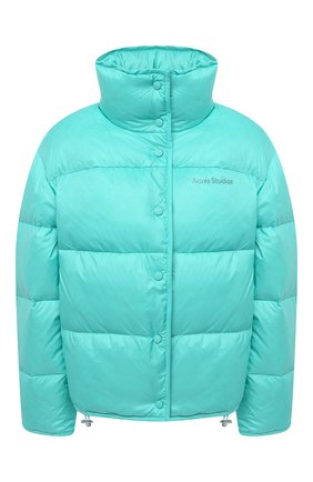 Женский пуховая куртка ACNE STUDIOS бирюзового цвета по цене 77600 руб., арт. A90298 | Фото 1 Женский пуховая куртка ACNE STUDIOS бирюзового цвета, арт. A90298 | Фото 1