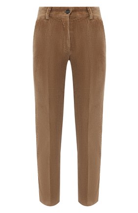 Женские хлопковые брюки DOLCE & GABBANA коричневого цвета по цене 59950 руб., арт. FTAM2T/FUWC5 | Фото 1 Женские хлопковые брюки DOLCE & GABBANA коричневого цвета, арт. FTAM2T/FUWC5 | Фото 1