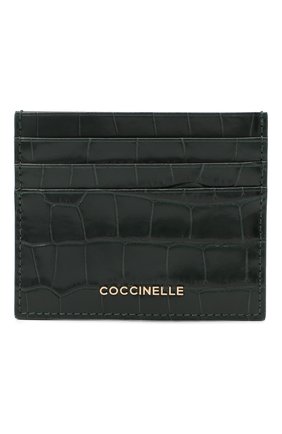 Женский кожаный футляр для кредитных карт COCCINELLE зеленого цвета по цене 6325 руб., арт. E2 GW6 12 95 01 | Фото 1 Женский кожаный футляр для кредитных карт COCCINELLE зеленого цвета, арт. E2 GW6 12 95 01 | Фото 1